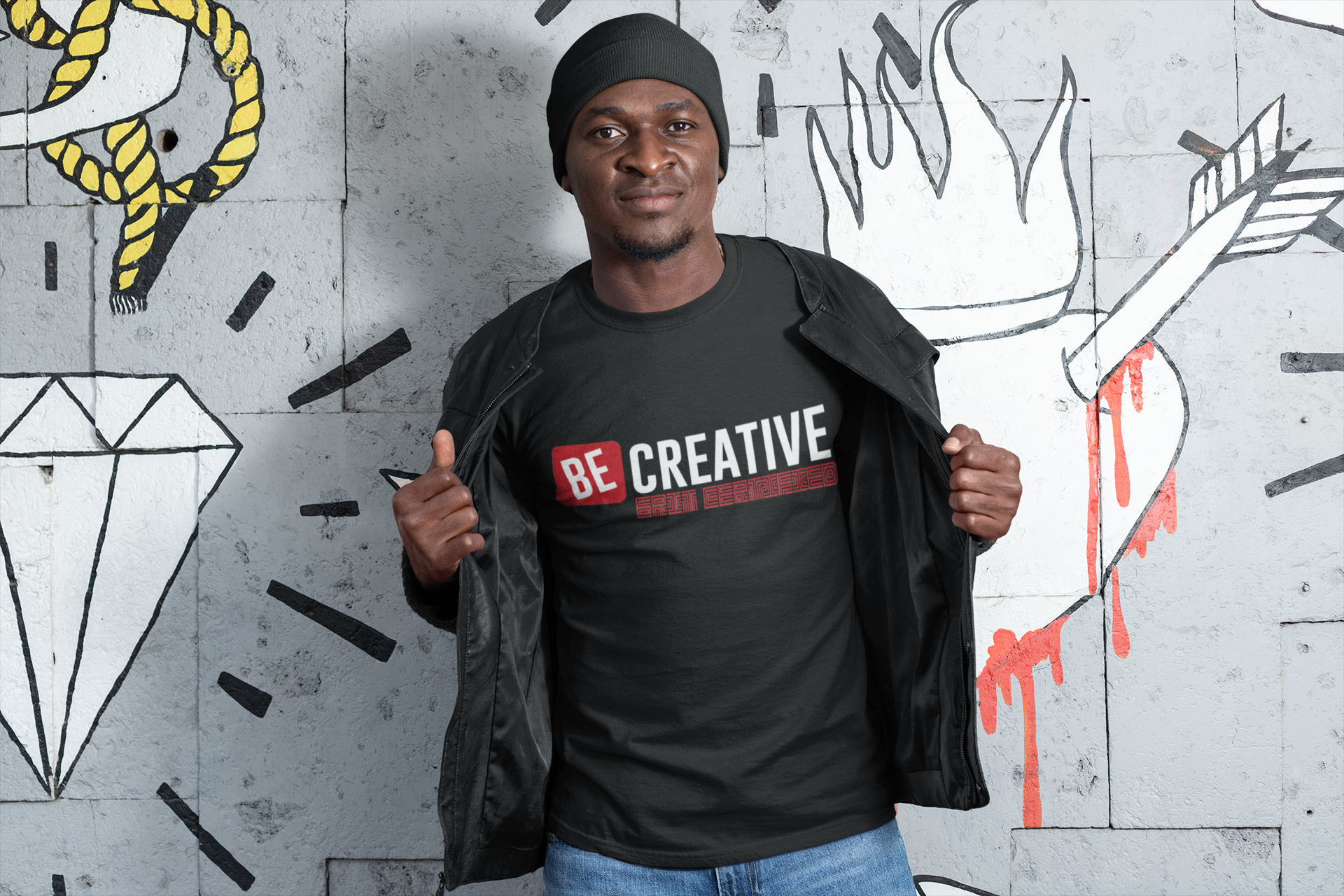 BE CREATIVE - Triblend Tee